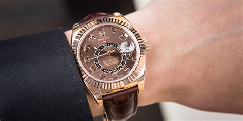 rolex skydweller chocolate